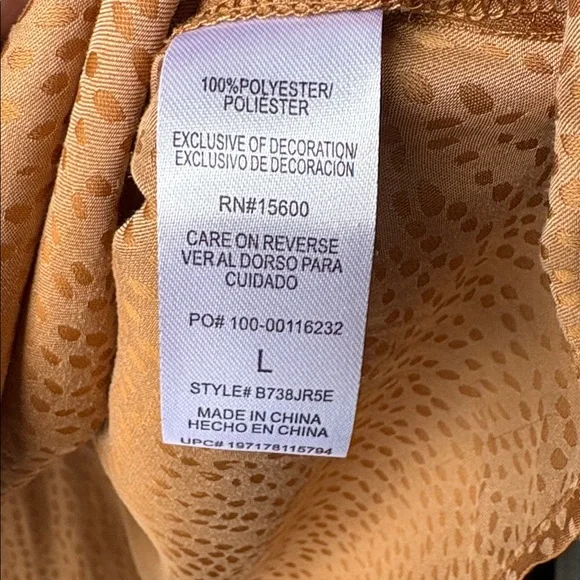 Democracy Rust Ruffled Blouse - Picture 5 of 6